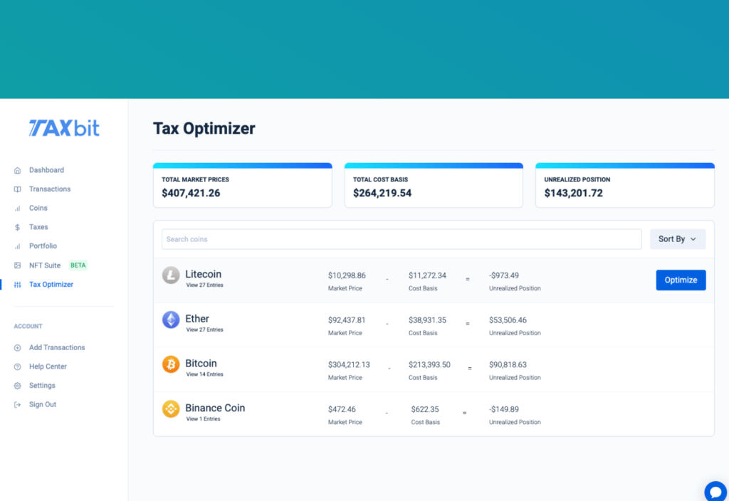 tax optimizer v2